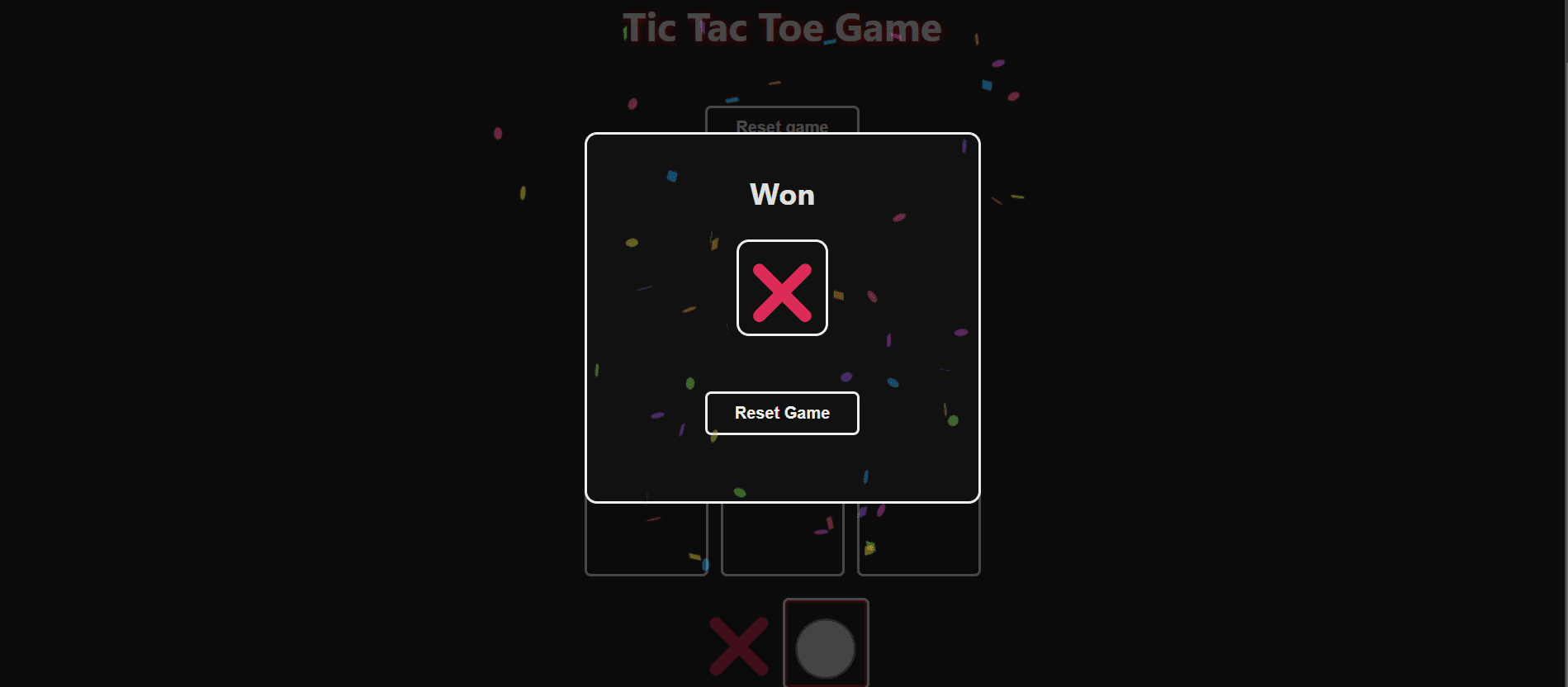 Tic Tac Toe Game